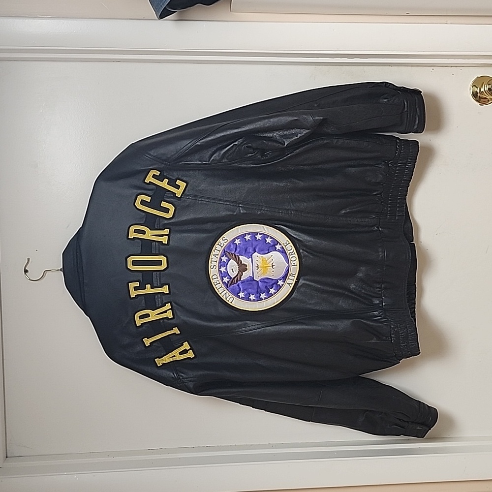 leather bomber